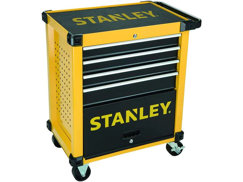Stanley Werkstattwagen 4 Schubladen, bestückt mit 9 Modulen