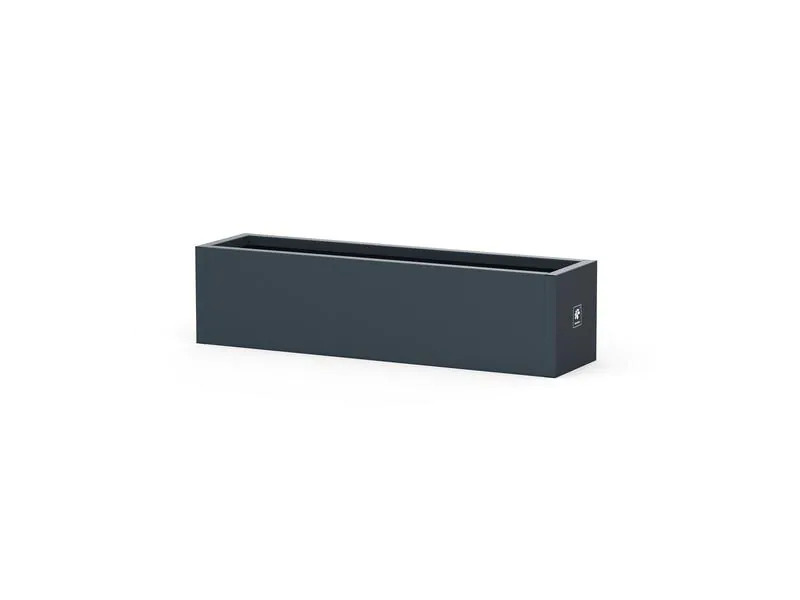 Herstera Pflanzentopf Metal Planter Balcony, Anthrazit