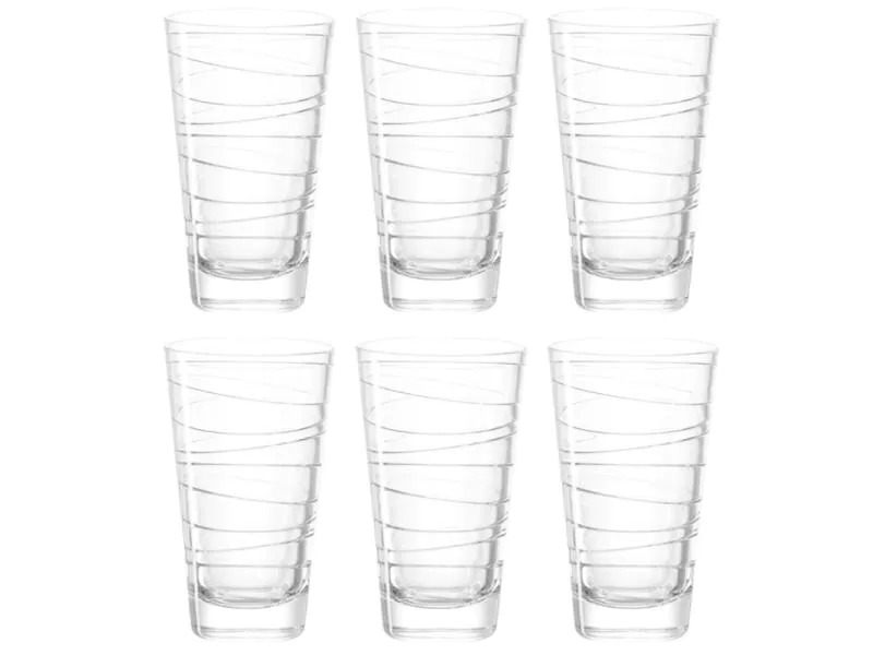 Leonardo Trinkglas Vario 280 ml, 6 Stück, Transparent