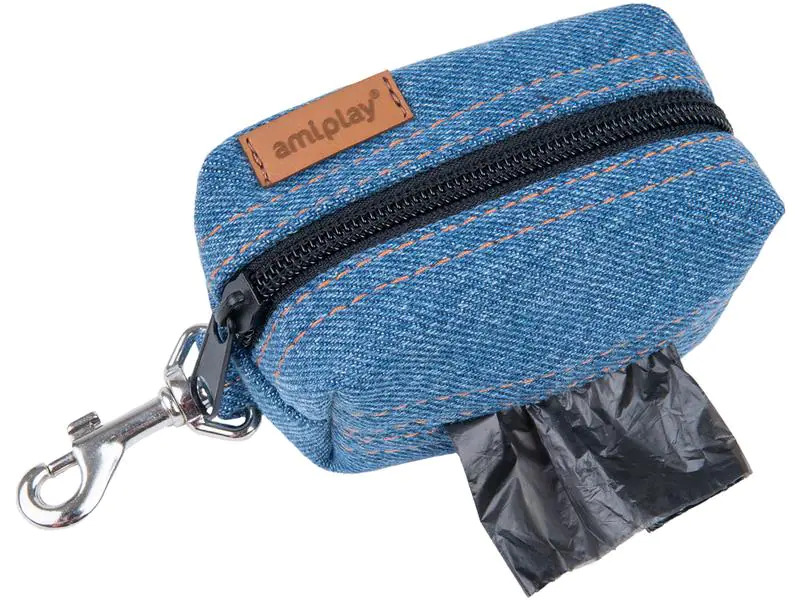 amiplay Beutelspender Denim, 9 x 5 x 4 cm