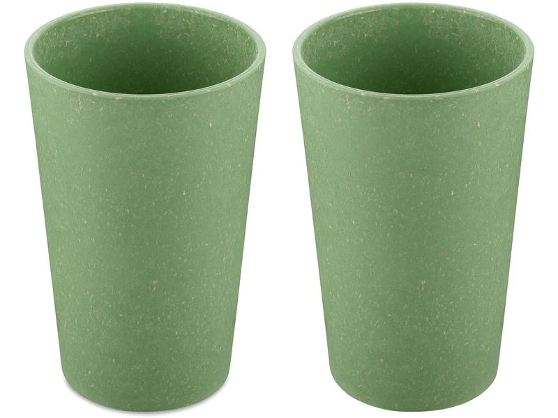 Koziol Trinkbecher Connect L 350 ml, 2 Stück, Grün