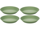 Koziol Suppen- &amp; Pastateller Connect 24 cm, 4 Stück, Grün