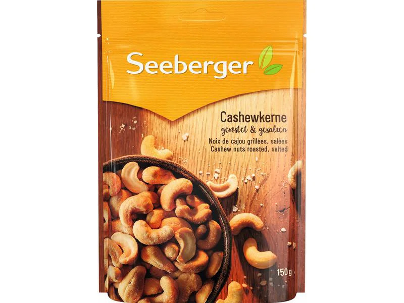 Seeberger Beutel Cashewkerne geröstet &amp; gesalzen 150 g