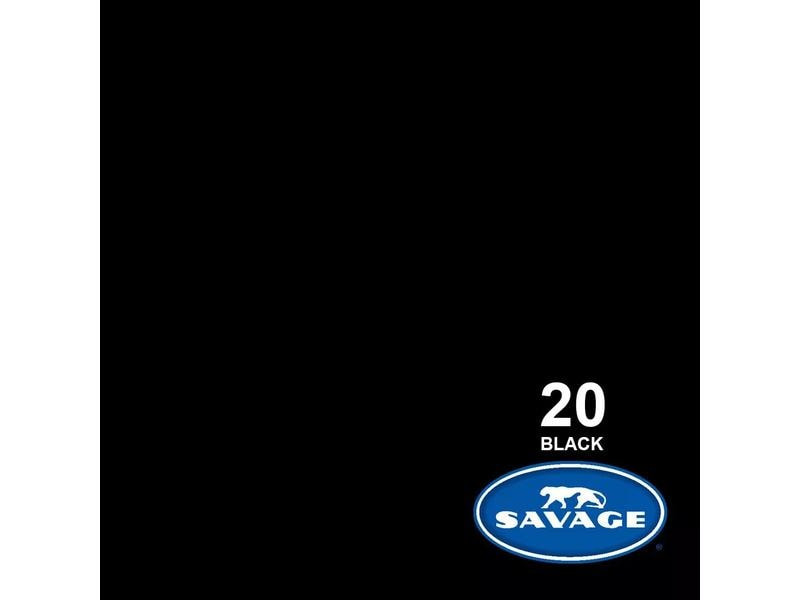 Savage Hintergrund Papier 3.56 x 32m Black