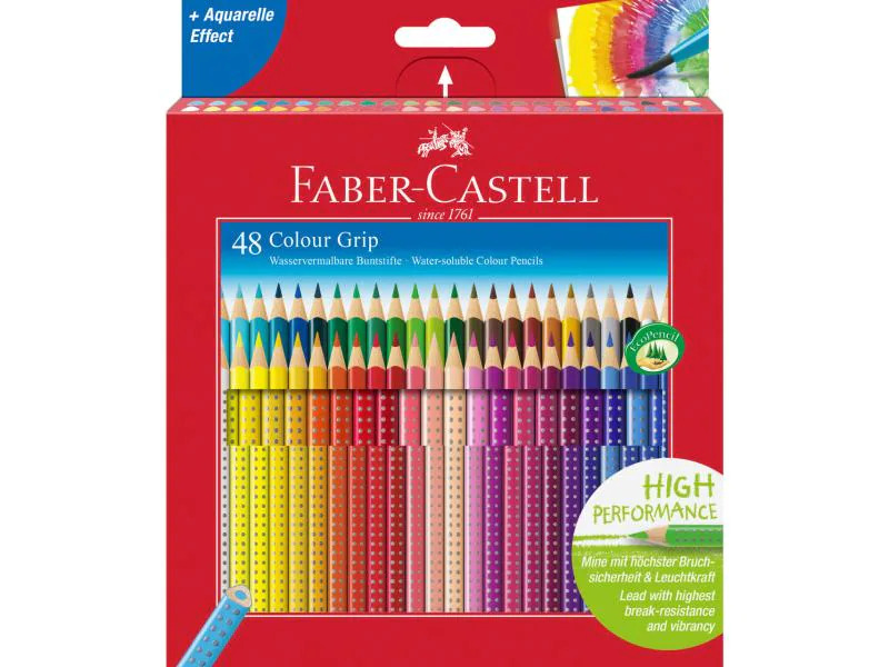 Faber-Castell Farbstifte Colour Grip 48er Kartonetui