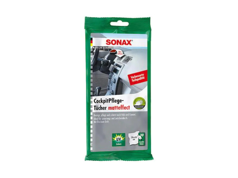 Sonax Reinigungstücher-Set Cockpit mit Matt-Effekt