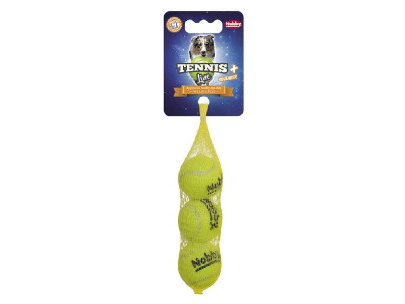 Nobby Hunde-Spielzeug Tennisball, Gelb