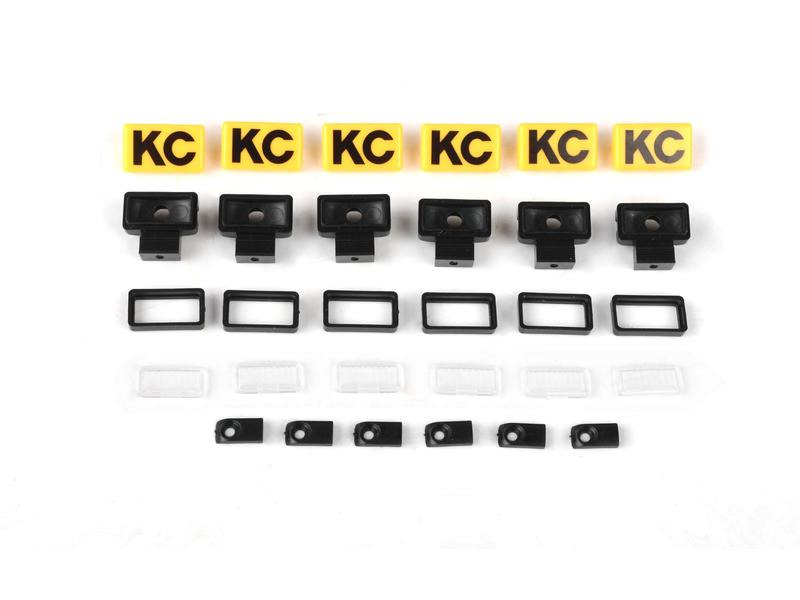 RC4WD Modellbau-Beleuchtung KC HiLiTES Rechteckig mit Covers