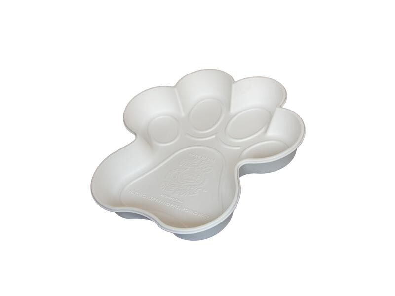 ONE DOG ONE BONE Hundepool Pfotenform, Weiss, 96.5 x 99.1 x 15.2 cm