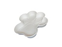 ONE DOG ONE BONE Hundepool Pfotenform, Weiss, 96.5 x 99.1 x 15.2 cm