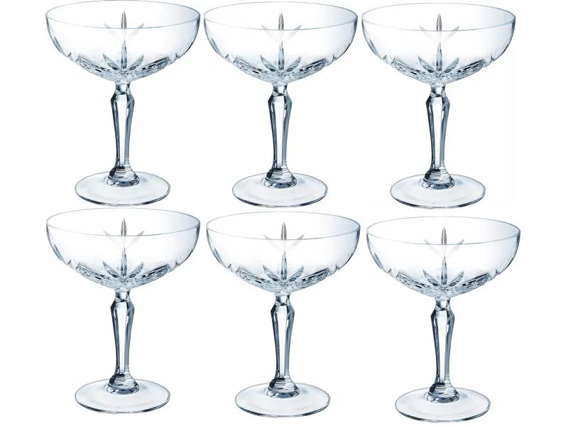 Bormioli Rocco Sektglas Broadway 250 ml, 6 Stück, Transparent