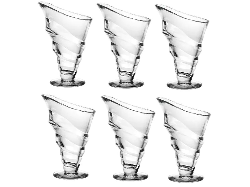 La Rochère Dessert-Schale Circee 6 Stück, Transparent
