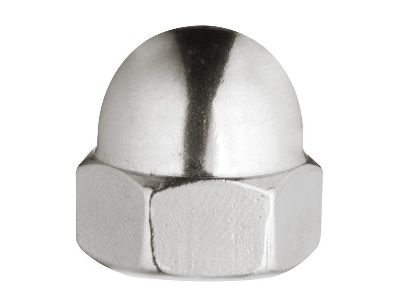 Krafter Hutmuttern Messing M6, 4 Stück
