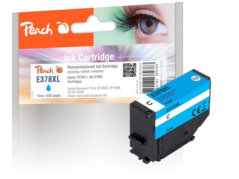 Peach Tinte Epson T3792, No 378XL Cyan