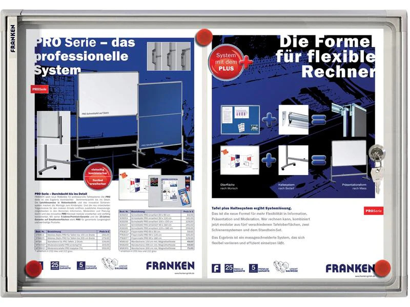 Franken Schaukasten X-tra!Line 2 x A4