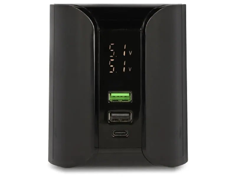 Delock Ladestation 1x USB Type-C, 2x USB Type-A mit Wireless
