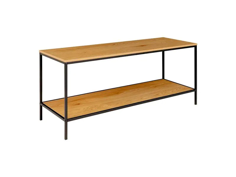 House Nordic Couchtisch Vita 36 x 100 cm, Nature/Schwarz