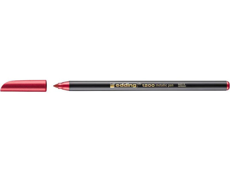 edding Fasermaler 1200 Rot metallic