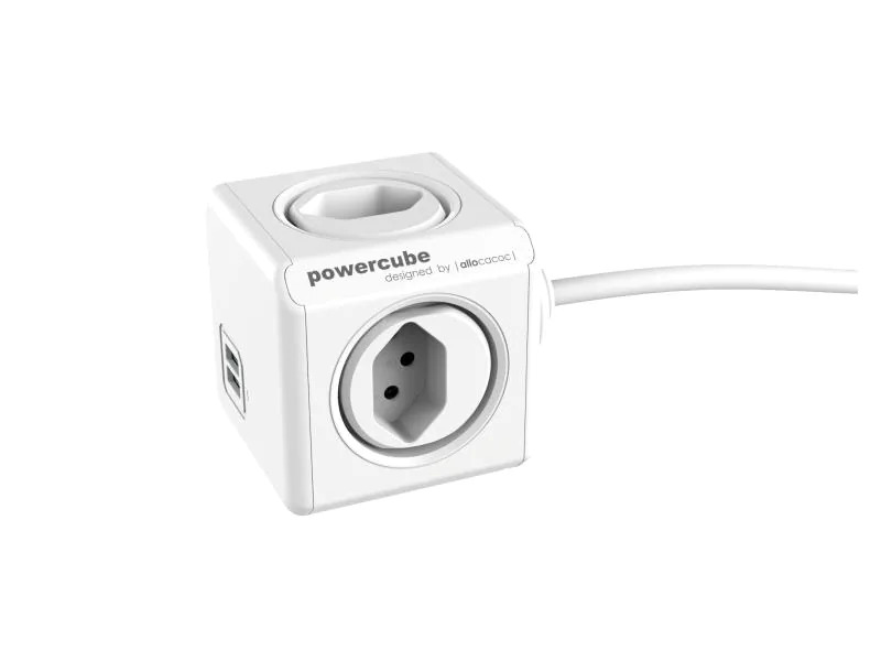 Allocacoc Tischsteckdosenleiste PowerCube Extended USB 4x T13