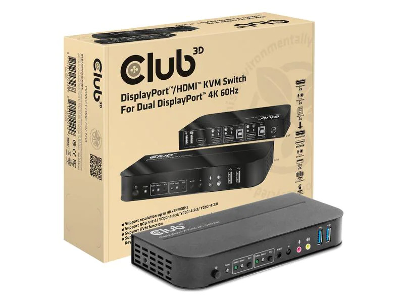 Club 3D KVM Switch CSV-7210