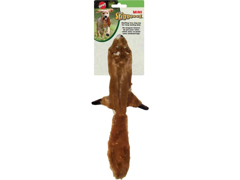 Skinneeeze Hunde-Spielzeug Plüsch Eichhörnchen, S