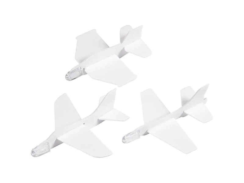 Creativ Company Bastelset Flugzeug, 3 Stück