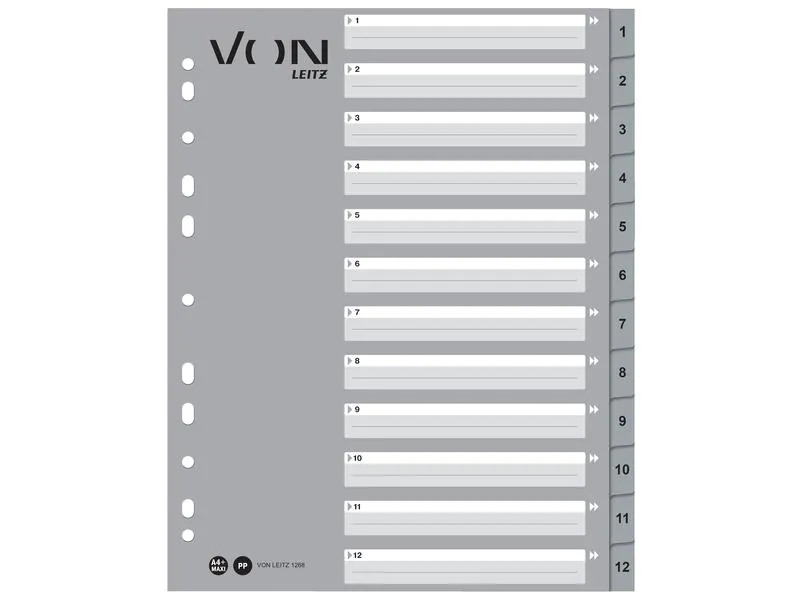VON Register A4, 1-12