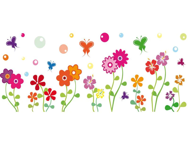 Hubatka Fensterfolie Jardin 46 x 150 cm, Bunt