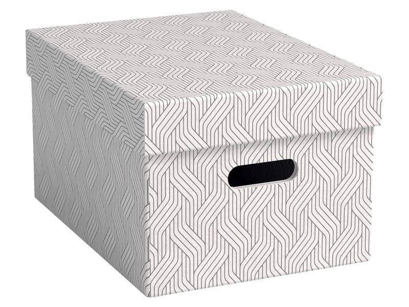 VON Archivschachtel Medium 15 l, 3 Stück, Weiss