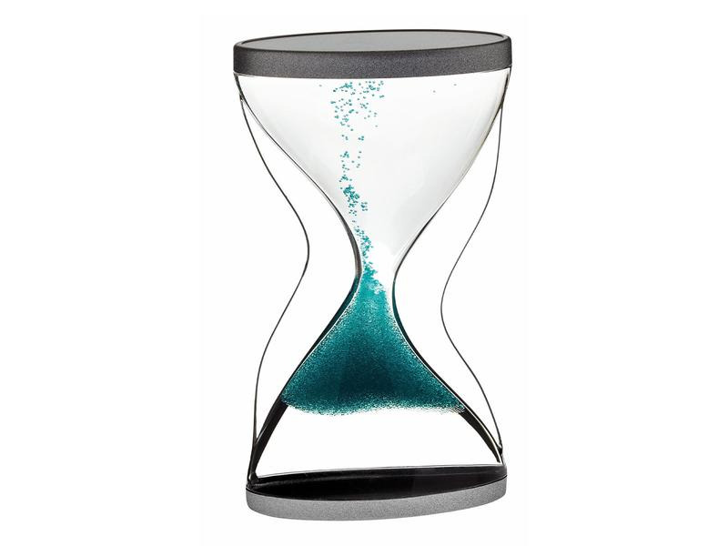 TFA Dostmann Sanduhr 11.7 cm, Silber/Grün
