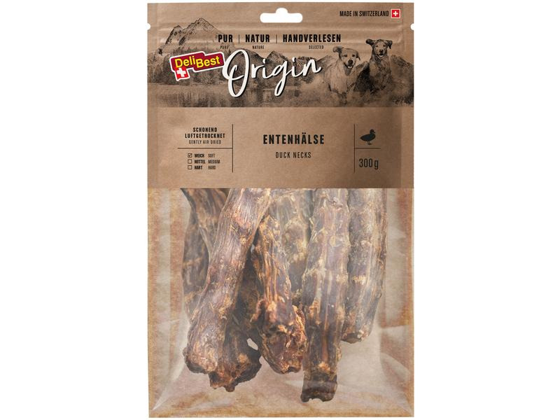 DeliBest Kausnack Origin Entenhälse 300 g