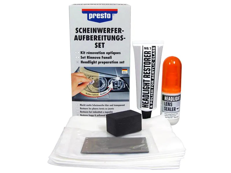 Presto Reparaturset Scheinwerfer Aufbereitung