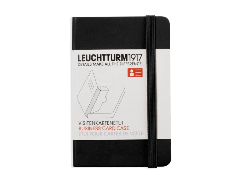 Leuchtturm Visitenkartenetui  Schwarz