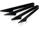 Stöckli Raclette-Zangenspachtel &amp; Grillzange, 2 Stück, Schwarz