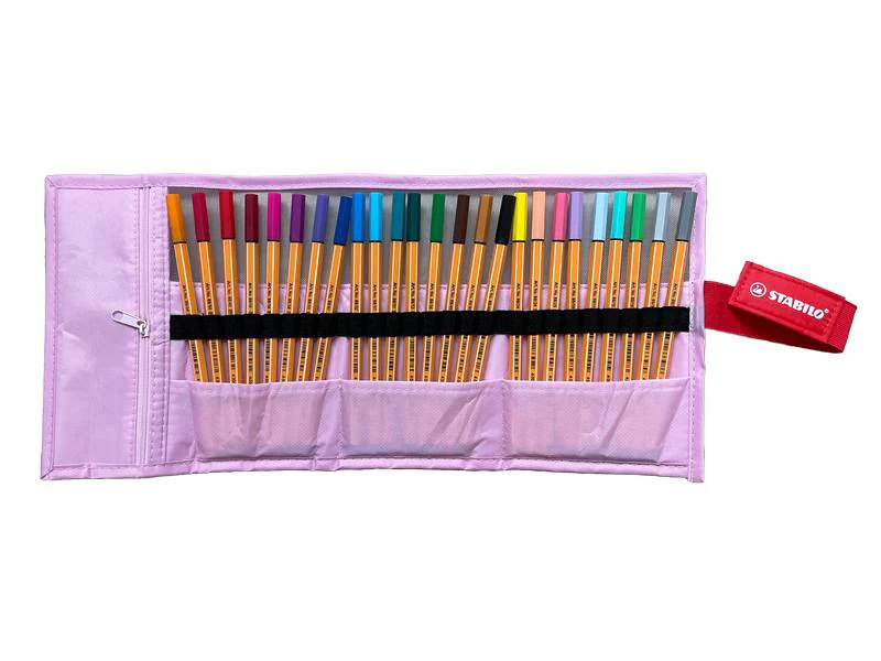 STABILO Point 88 Rollerset 25er Rosa