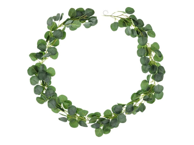 Partydeco Girlande Eukalyptus 1.8 m, 150 Blätter, 1 Stück
