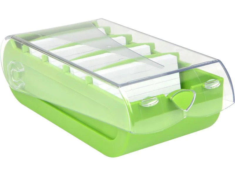 Biella Karteibox Bunny A8 100 Karten, Grün