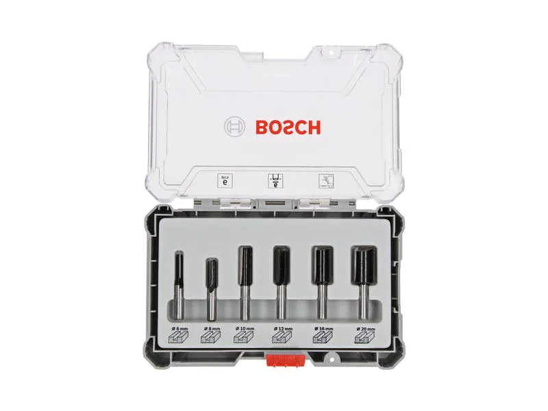 Bosch Professional Nutfräser -Set 6 mm-Schaft, 6-teilig