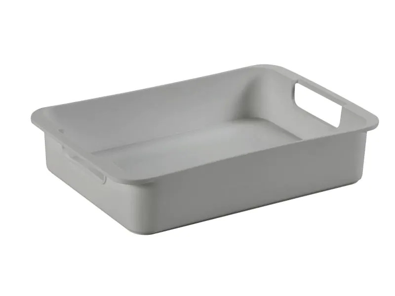 Sigma Home Aufbewahrungsbox Tray M Hellgrau