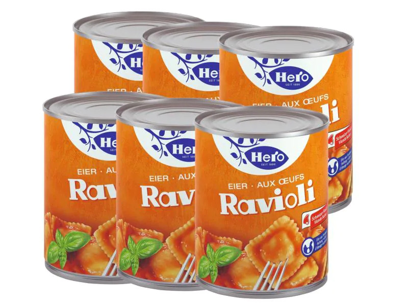 Hero Dose Eier Ravioli 6 x 870 g