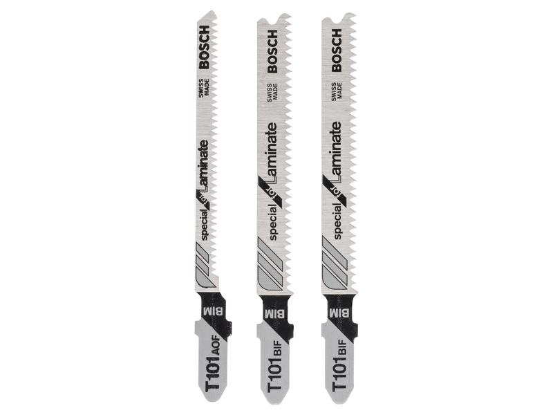 Bosch Professional Stichsägeblätter-Set for Laminat, 3-teilig