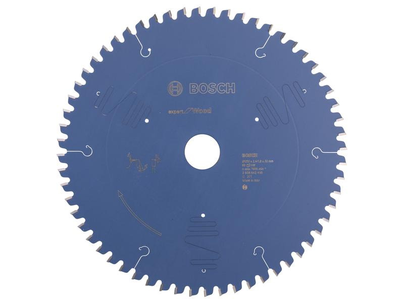 Bosch Professional Kreissägeblatt Expert for Wood, 250 x 30 x 2.4 mm, Z 60