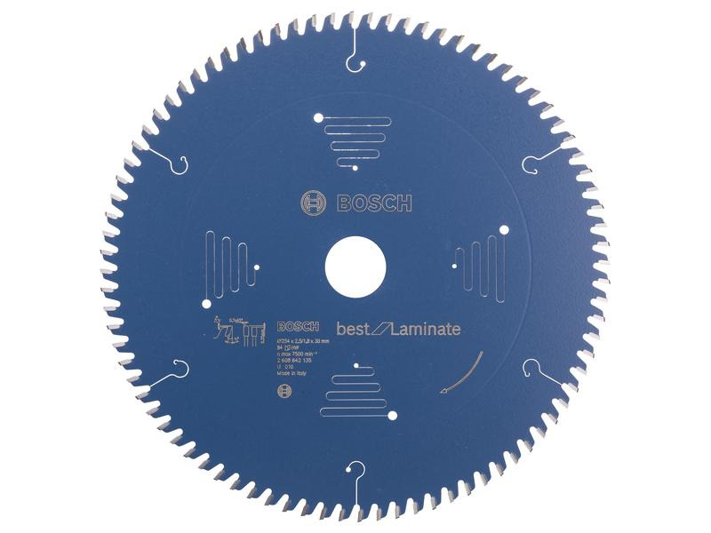 Bosch Professional Kreissägeblatt Best Laminate, 254 x 30 x 2.5 mm, Z 84