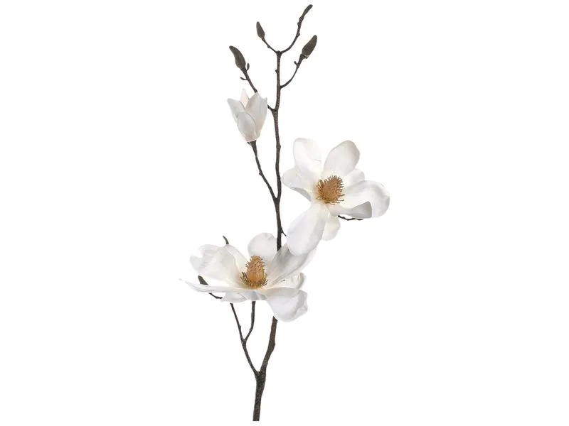 Leonardo Kunstblume Magnolienzweig Vernazza 40 cm, 12 Stück