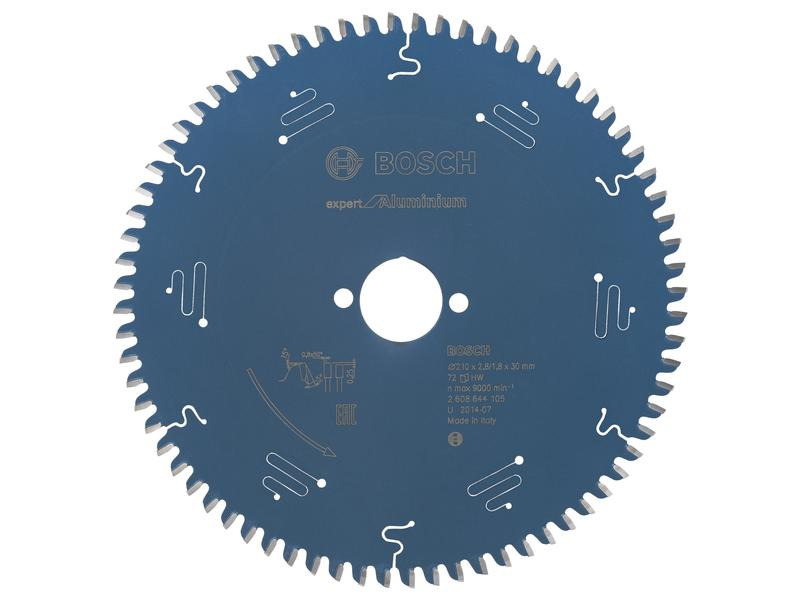 Bosch Professional Kreissägeblatt Expert Aluminium, 210 x 30 x 2.8 mm, Z 72