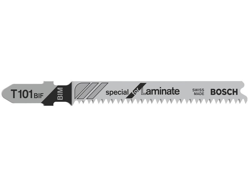 Bosch Professional Stichsägeblätter-Set T 101 BIF Special Laminate, 5-teilig