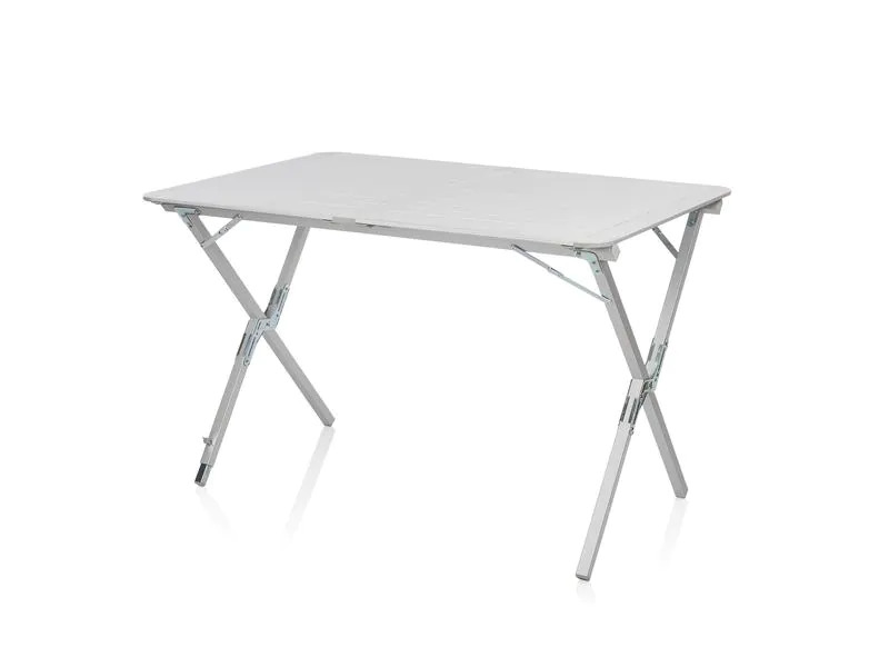 Campart Campingtisch Texas mit rollbarer Tischplatte, 110 x 70 cm