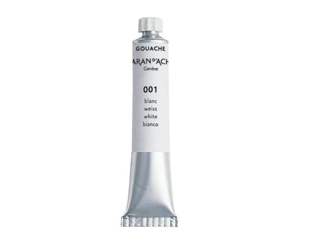 Caran d'Ache Wasserfarbe Gouache 10 ml, Weiss