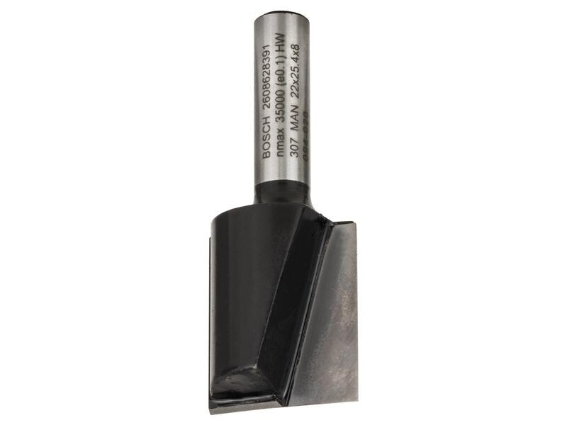 Bosch Professional V-Nutfräser Standard for Wood D1 22 mm, L 25 mm, G 56 mm