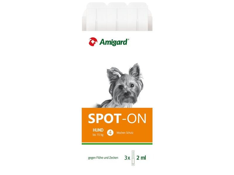 Amigard Anti-Parasit-Tropfen Spot-on Hund, 3 x 2 ml